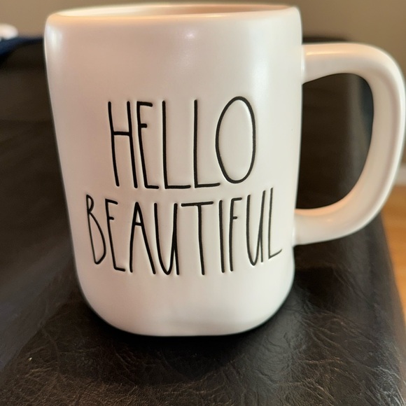 Rae Dunn Mug, NWT, “Hello Beautiful”! Mug - Picture 1 of 9